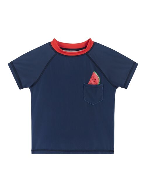 Andy & Evan Toddler/Child Boys Short Sleeve Rash Guard Set