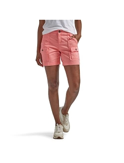 Women's Flex-to-go Mid-Rise Relaxed Fit 6" Cargo Short