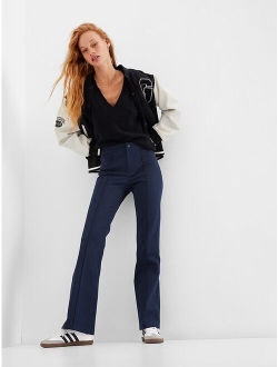 High Rise BiStretch Flare Pants