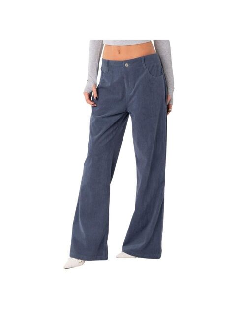 EDIKTED Women's Dawn Corduroy Pants