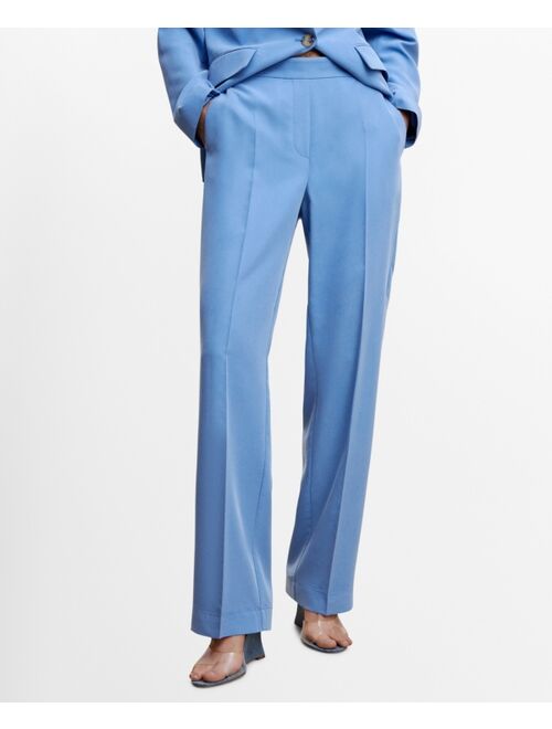 MANGO Women's Modal Suit Trousers