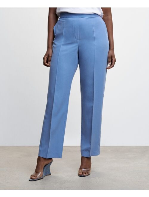 MANGO Women's Modal Suit Trousers