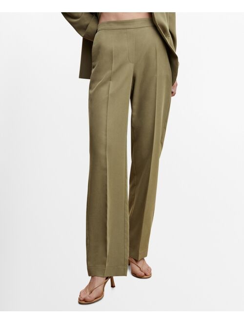 MANGO Women's Modal Suit Trousers