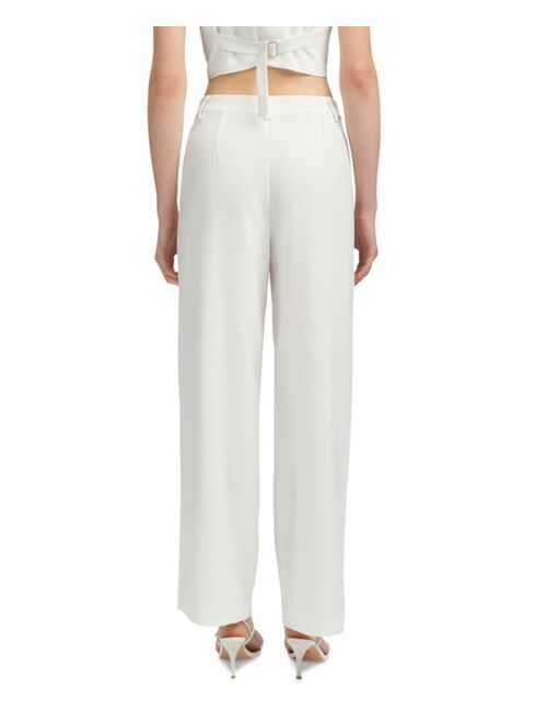 BARDOT Women's Callista High-Rise Wide-Leg Pants