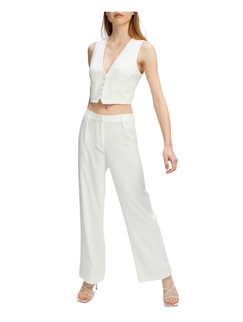 BARDOT Women's Callista High-Rise Wide-Leg Pants