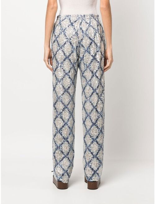 Odeeh sequin-embellished pants