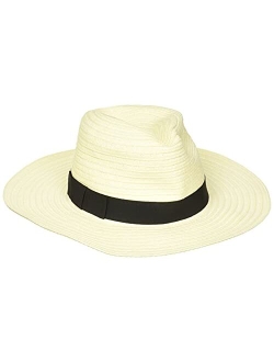 Women's Paperbraid Fedora with Bow Band