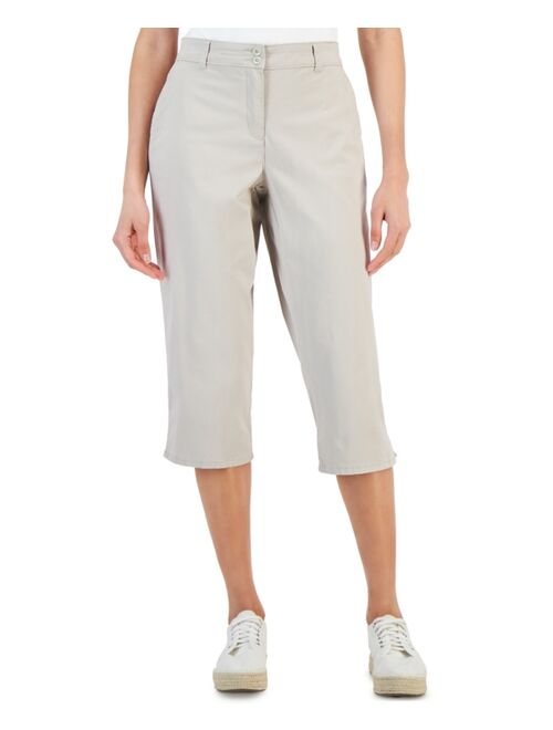 KAREN SCOTT Women's Comfort Waist Capri Pants, Created for Macy's