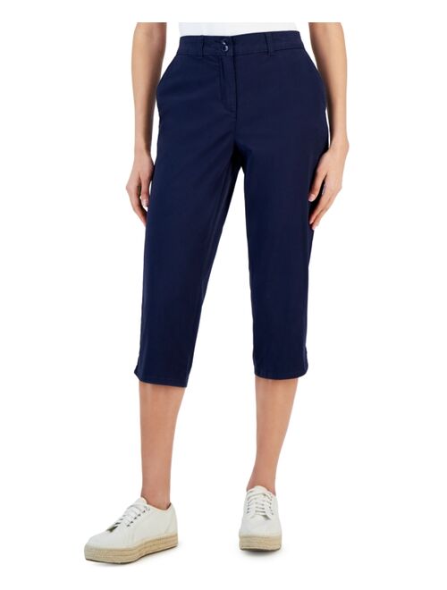 KAREN SCOTT Women's Comfort Waist Capri Pants, Created for Macy's