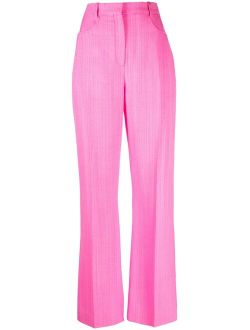 Sauge high-waisted trousers