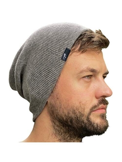 Grace Folly Slouch Beanie Cap Winter Hat for Men or Women (Many Colors)