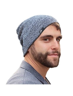 Grace Folly Slouch Beanie Cap Winter Hat for Men or Women (Many Colors)