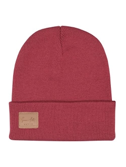 Grace Folly Fold Up Beanie - Cuffed Acrylic Hat Beanies for Women or for Men