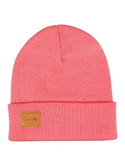 Grace Folly Fold Up Beanie - Cuffed Acrylic Hat Beanies for Women or for Men