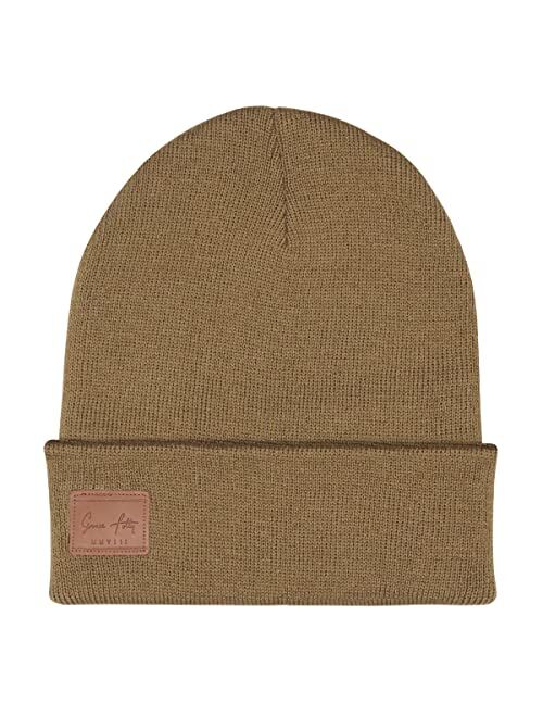 Grace Folly Fold Up Beanie - Cuffed Acrylic Hat Beanies for Women or for Men