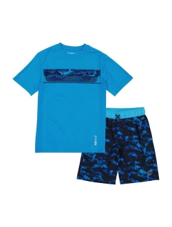 Boys 8-20 ZeroXposur Marine Sun Top & Shorts Set