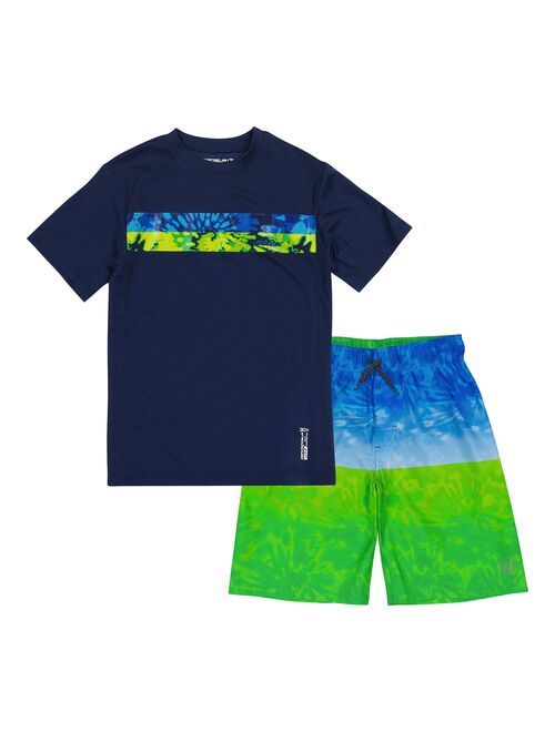 Boys 8-20 ZeroXposur Marine Sun Top & Shorts Set