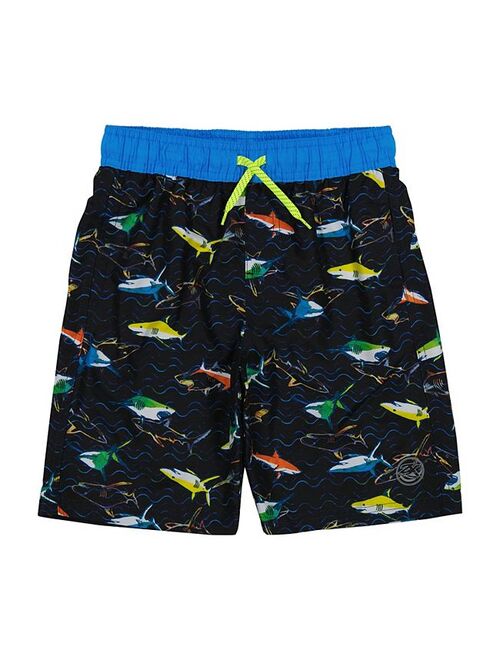 Boys 4-7 ZeroXposur Marine Sun Top & Shorts Set