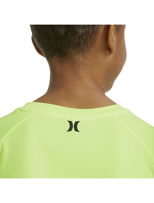 Boys 8-20 Hurley UPF 50+ H2O-Dri Ombre Logo Swim Top