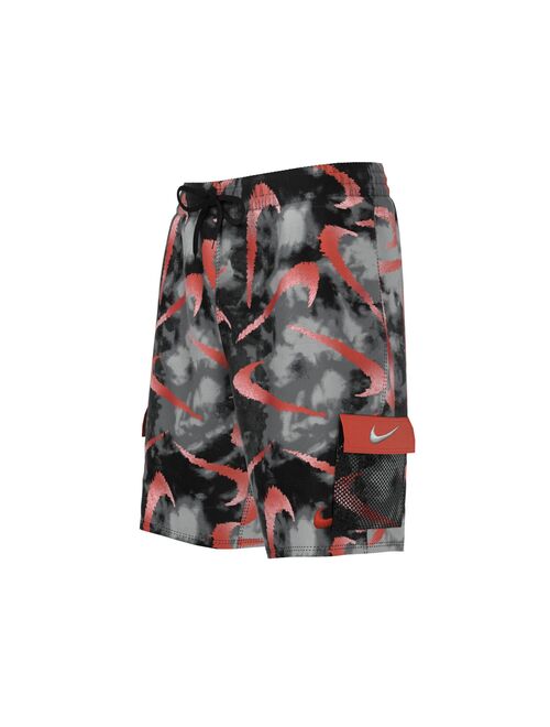 Boys 6-20 Nike Tie Dye Swoosh Volley Swim Shorts