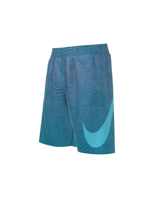 Boys 6-20 Nike Grid Swoosh Breaker 7" Volley Short Swim Trunks