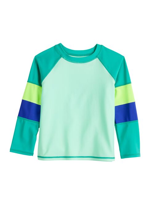 Toddler Boy Jumping Beans Colorblocked Rash Guard Top