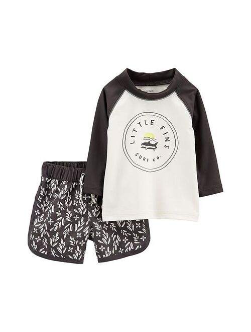 carters Baby Boy Carter's Rashguard & Shorts Swim Set