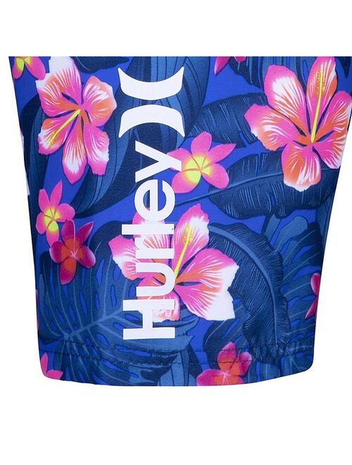 Boys 4-7 Hurley Floral Tee & Swim Shorts Set