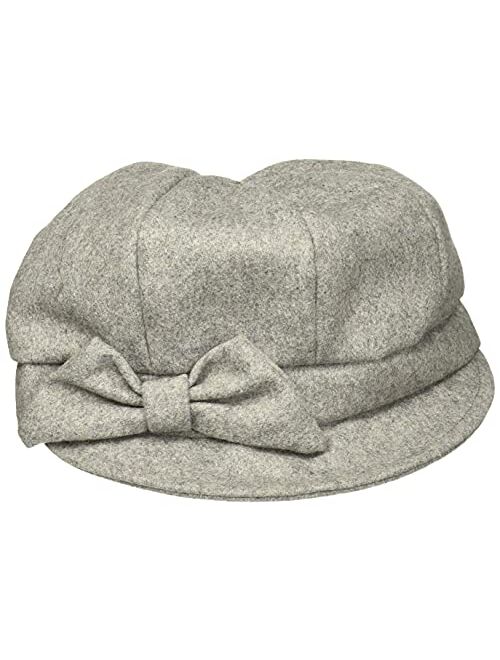 San Diego Hat Co. San Diego Hat Company Women's Wool Cap with Self Fabric Bow