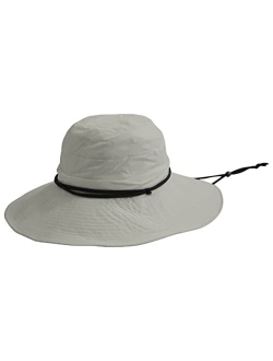 Women's One Size Active Wired Sun Brim Hat with Moisture Wicking Sweatband