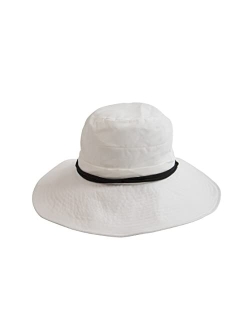 Women's One Size Active Wired Sun Brim Hat with Moisture Wicking Sweatband