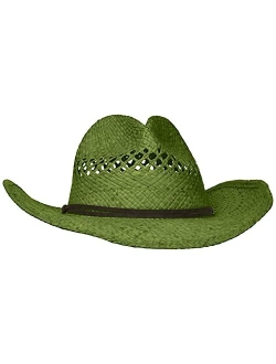 Women's Raffia Cowboy Hat