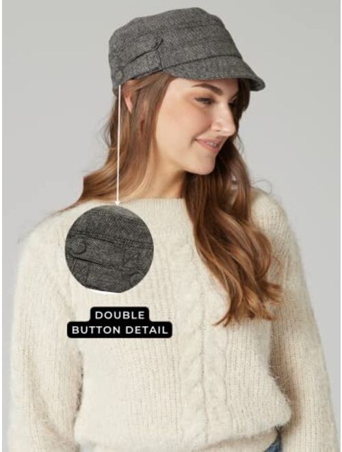 San Diego Hat Company San Diego Hat Co. Women's Tweed Cap