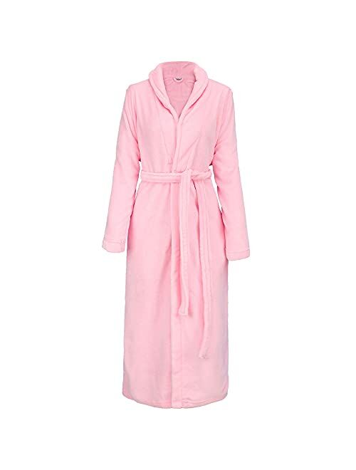 Verabella Women's Luxuriously Cozy Plush Bath Robe