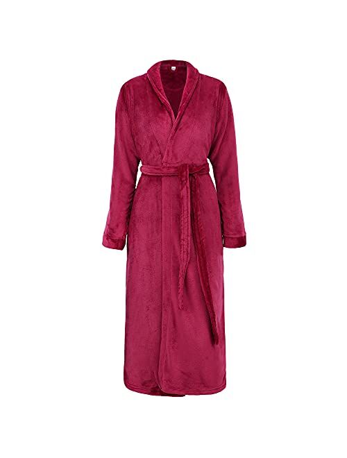 Verabella Women's Luxuriously Cozy Plush Bath Robe