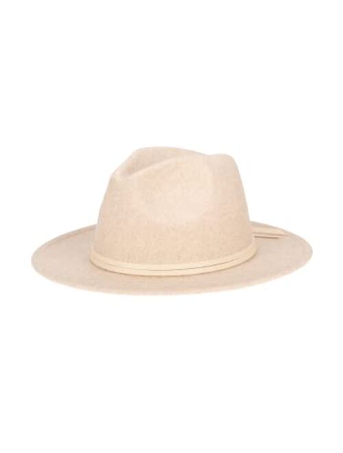 San Diego Hat Company San Diego Hat Co. Women's Short Brim Pinched Crown Classic Fedora