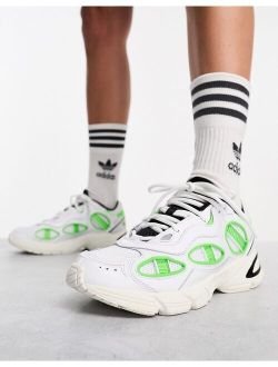 Astir sneakers in white and green