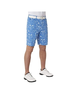 Royal & Awesome Patterned Golf Shorts Men, Crazy Golf Shorts for Men, Mens Golf Shorts, Funny Golf Shorts for Men