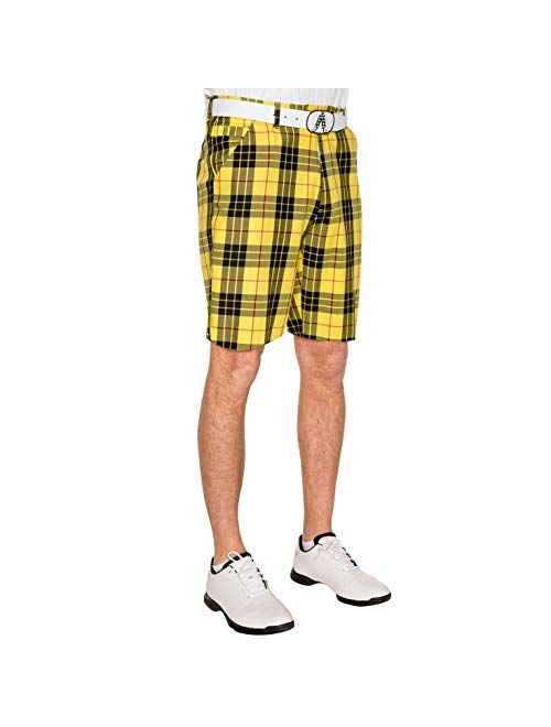 Royal & Awesome Patterned Golf Shorts Men, Crazy Golf Shorts for Men, Mens Golf Shorts, Funny Golf Shorts for Men