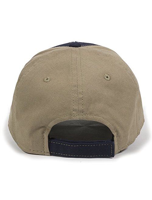 Outdoor Cap Unisex-Adult American Flag Outdoors Cap, Navy/Khaki, Adult