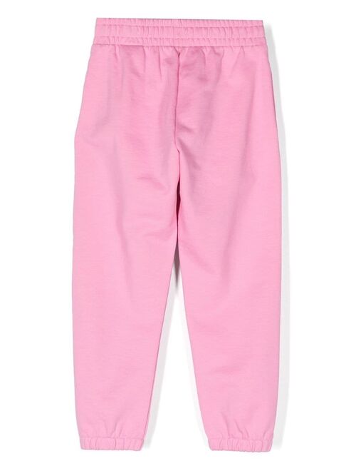 There Was One Kids logo-print elasticated fleece track pants