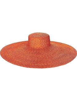 Wheat Straw Hat w/ Oversized Brim