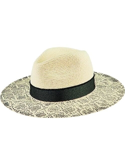 Printed Animal Print Brim Fedora