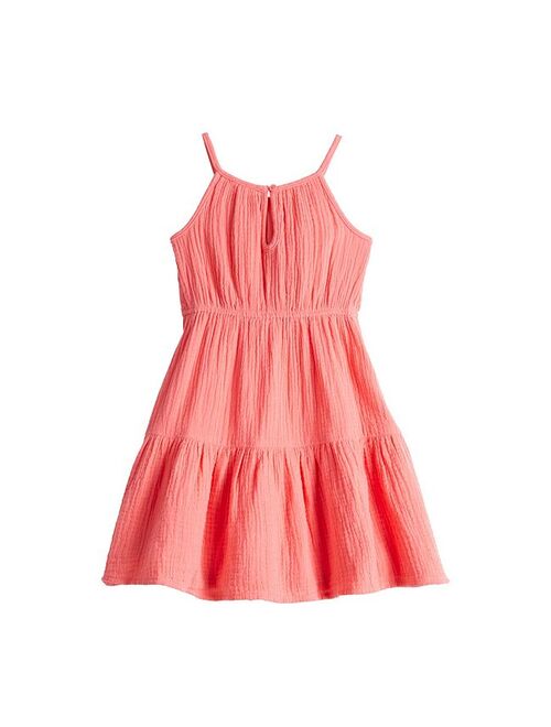 Toddler Girl Jumping Beans Tiered Halter Dress