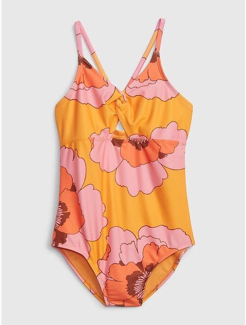 Gap Kids Recycled Cutout Swim One-Piece