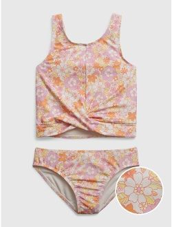 Kids Recycled Tankini Swim Two-Piece