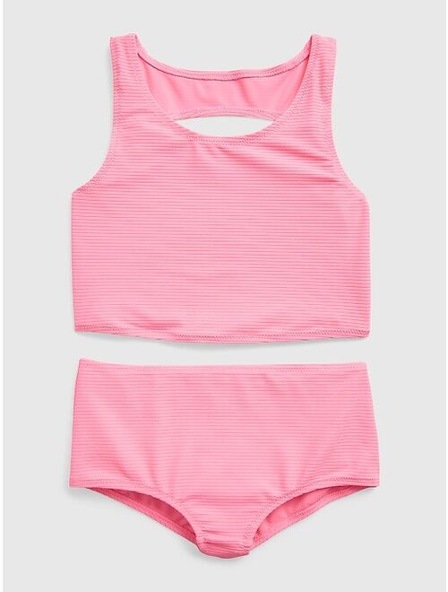 Gap Kids Recycled Cutout Tankini Swim Two-Piece