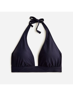 DD halter tie-back bikini top