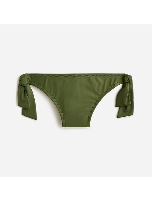 J.Crew Bow-tie hipster full-coverage bikini bottom