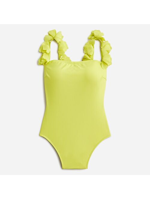 J.Crew Flower-strap one-piece swimsuit